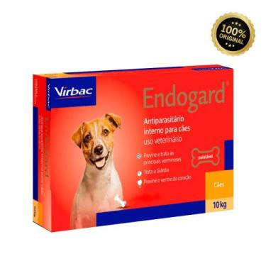Imagem de Vermifugo Endogard Para Caes 10kg Caixa c/ 2 Comprimidos - Virbac