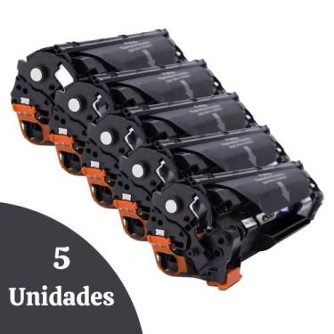 Imagem de Kit 5X Toner Compatível 435a 436a 285a P/ P1102w M1120 M1132 - Evolut