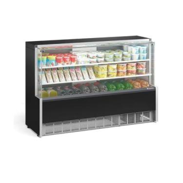 Imagem de Vitrine Refrigerada Gelopar Universal 1,75 m Preto 50-60hZ 220V GPDA-1