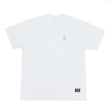 Imagem de Camiseta Grizzly Mini OG Bear Tee - Branco/Cinza-Masculino