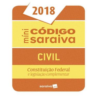 Imagem de Livro Minicodigo Saraiva - Civil - 2018 - 24 Ed