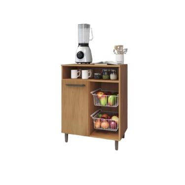 Imagem de Balcão Multiuso Freijo Fruteira Com Espaço Para Forno Com Porta Fp