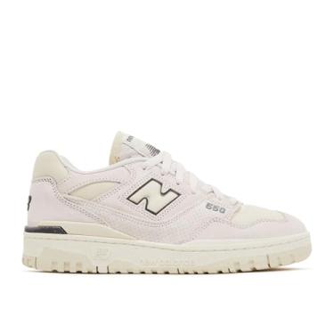 Imagem de New Balance Tênis feminino 550, Linho/granito rosa/sal marinho, 38