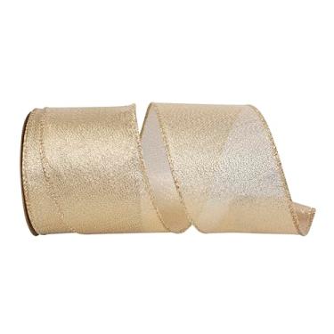 Imagem de Reliant Ribbon Fita de borda com fio Metallic Glimmer Value, ouro