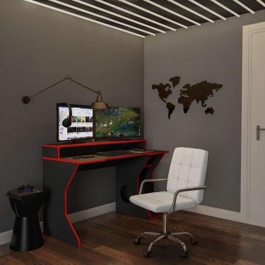 Imagem de Cadeira de Escritório Gabinete Giratória Fitz Branca