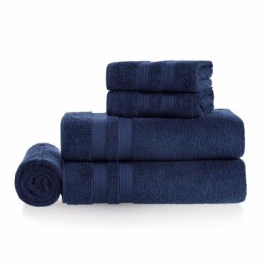 Imagem de Jogo de Toalha Unika karsten, 5 Peças Banhão, Fio Penteado - KARSTEN S