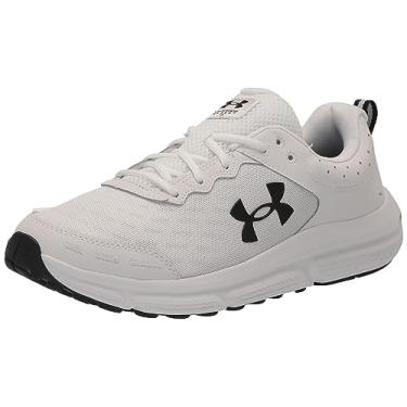 Imagem de Under Armour Tênis de corrida masculino Charged Assert 10, (104) branco/preto/preto, 12.5