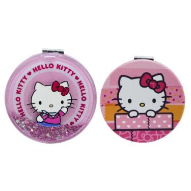 Imagem de Espelho Portátil de Bolsa Maquiagem Hello Kitty - Sanrio