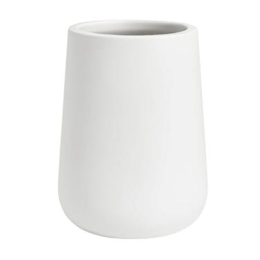 Imagem de Vaso Fibra De Vidro Decorativo Paris P 45cm (BRANCO FOSCO)