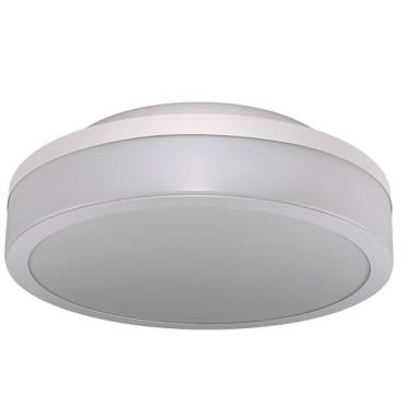 Imagem de LUMINÁRIA REDONDA BRANCO SOBREPOR SANTORINI DE 46 CM DIAM. PARA 05 LAMPADAS BULBO LED E-27