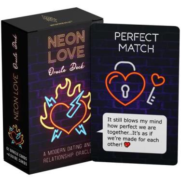 Imagem de Oracle Deck Metaphoracle Neon Love com cartões-guia 61 unidades