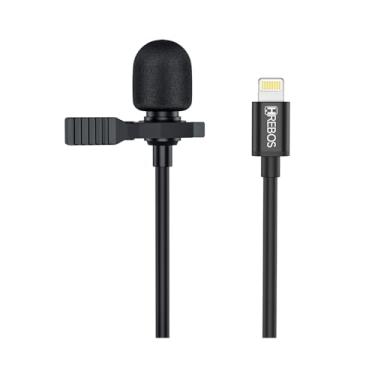 Imagem de Microfone De Lapela Lightning Hrebos Compatível Com iPhone