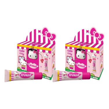 Imagem de Kit com 2 Hidratante Labial Carmed Hello Kitty Torta de Maçã