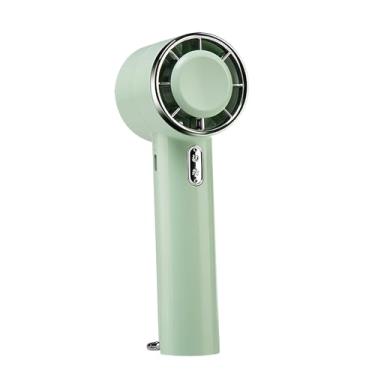 Imagem de Ventilador portátil portátil, ventilador pessoal portátil com 5 velocidades ajustável, mini ventilador portátil recarregável com fivela de mão, ventilador de mesa silencioso para quarto, viagem ao ar