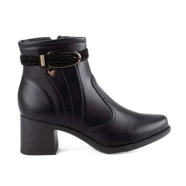 Imagem de Bota Mississipi Cano Baixo - Feminina - Preto, 35