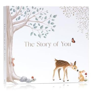 Imagem de two little dinos Livro De Memórias Do Bebê Para Menino Ou Menina - Álbum Lembranças Dos Primeiros 5 Anos, Da Gravidez Aos Cinco Anos Diário Recortes Registrar Marcos E Fotos 1º Neutro Recém-Nascidos