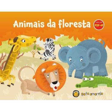 Imagem de Livro com pop-up - animais da floresta - GATO AMARELO, 3