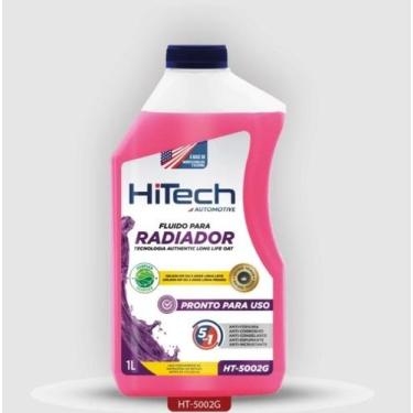 Imagem de 1L Aditivo de Radiador Orgânico Pronto P/ Uso Rosa Hi Tech - Hitech