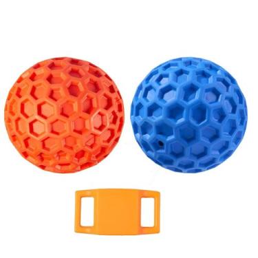 Imagem de Pacote com 2 bolas de brinquedo para cães Putago Squeaky Balls para ma