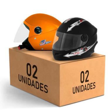 Imagem de Kit 2 Capacete New Liberty 3 Elite + Liberty 4 Kids Feminino Masculino