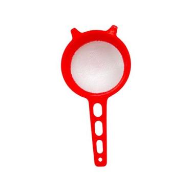 Imagem de Peneira Pequena 11 cm de Plástico Coador Cozinha Confeitaria - Alves P