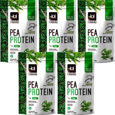 Imagem de Kit 5 Pea Protein Natural Rakkau 600g - Vegano - Proteína