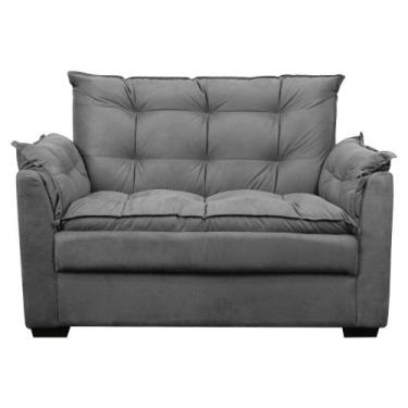 Imagem de Sofá confortável 1,40 pequeno Compacto Small - Herrero, Cinza