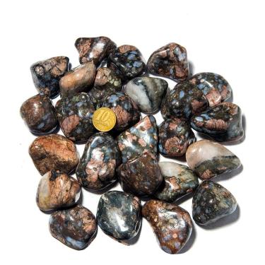 Imagem de 1kg Riolita Rolado Pedra Vulcânica G 30 a 45mm Tipo B