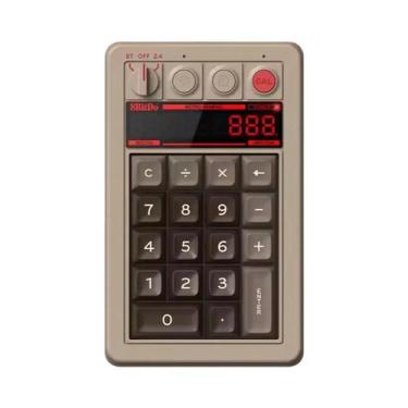 Imagem de Teclado Mecânico Retro Bluetooth 2.4G/USB-C - Hot-Swap - 18 Teclas - C