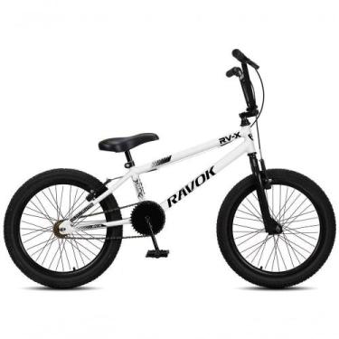 Imagem de Bicicleta Bmx Cross Aro 20 Rv-x Aro Aero Freio V-brake Ravok Cor:branc