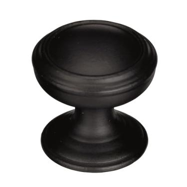 Imagem de Amerock | Puxador de armário | Bronze preto | 32 mm de diâmetro | Revitalize | 1 pacote | Puxador de gaveta | Ferragens de armário