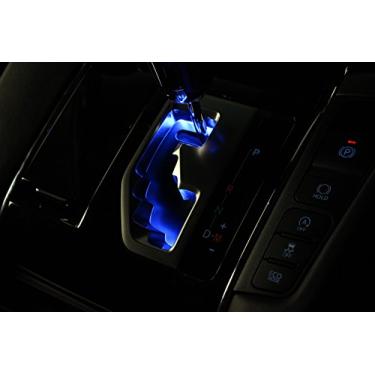 Imagem de AVEST Capa de botão de mudança de luz LED azul para Toyota Alphard Vellfire 3ª geração