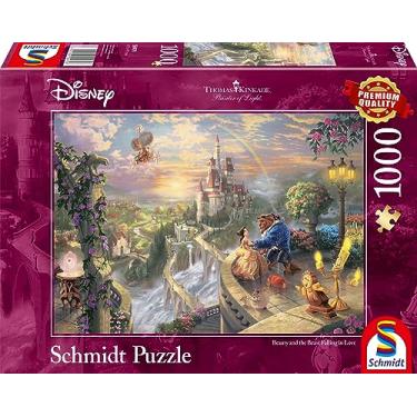 Imagem de Schmidt Spiele 59475 – Thomas Kinkade, Disney, a Bela e a Fera, Quebra-cabeças, 1000 peças, exclusivo na Amazon