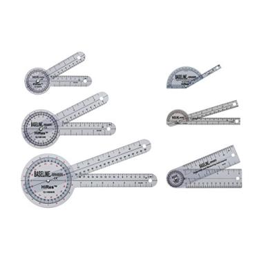 Imagem de Baseline Plastic Goniometer - HiRes 6-piece Set