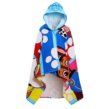 Imagem de Paw Patrol Toalha com capuz 100% algodão Skye Chase Poncho Kids Toalha de praia meninos toalha de banho meninas envoltório de natação roupão trocador