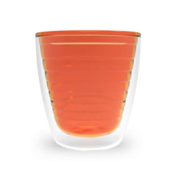 Imagem de Copo Select Drink 400ml Quente Frio Parede Dupla Piscina Praia Caipirinha Suco Drink (Laranja)