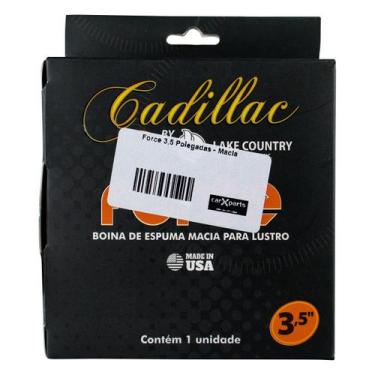 Imagem de Boina de Espuma Preta Cadillac Force 3,5 Polegadas - Macia