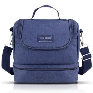 Imagem de Bolsa Térmica C/ 2 Compartimentos Concept Mais Jacki Design Azul