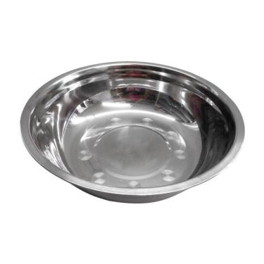 Imagem de Kit 2 Tigelas Em Aço Inox 26,5cm