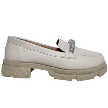 Imagem de Mocassim Com Strass em Detalhe Palmilha Confortável - Clinic Shoes, 39