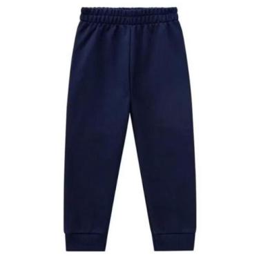 Imagem de Calça moletom unissex infantil - Loja do Peruano, Azul marinho
