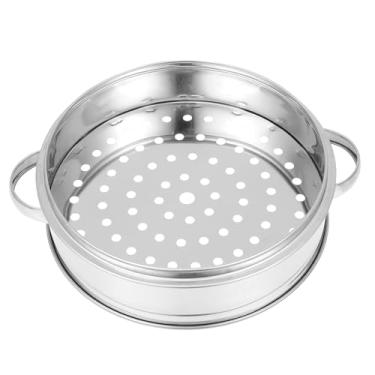 Imagem de DOITOOL Cesta De Vapor Aço Inoxidável Para Cozimento A Alimentos Com Alça, Inserção Vegetais, Panela, Vegetais Vapor, Bolinhos, Tamale E Muito Mais, Encaixe Universal Em Panelas 18 Cm