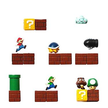 Imagem de Rosefinch Conjunto De 21 Ímãs Geladeira Fofos E Divertidos, 3D Com Tubo Verde Demônio Moeda Encanador, Quadro Branco Calendário, Natal, Perfeitos Para Decoração Enfeites Colecionismo