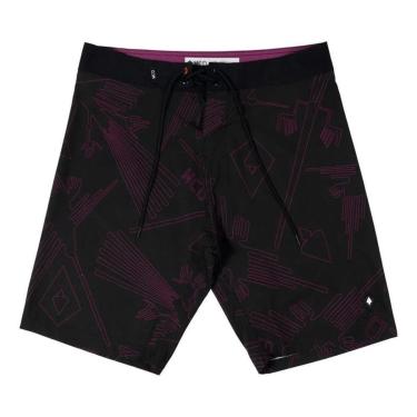 Imagem de Bermuda Água Mcd Nazca Preto Fucsia 40-Masculino