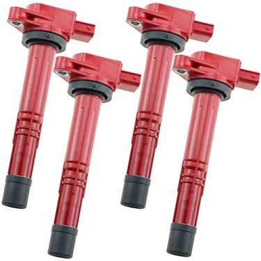 Imagem de GP POWER Conjunto De 4 Bobinas Ignição Uf311 30520Raa007 30520Pna007 30520-Raa-007 30520-Rra-007 30520-Pna-007 Compatível Com Honda Civic S2000 Accord Cr-V Element Acura Rsx 2.0 2.2 2.4 L4 K20 K24