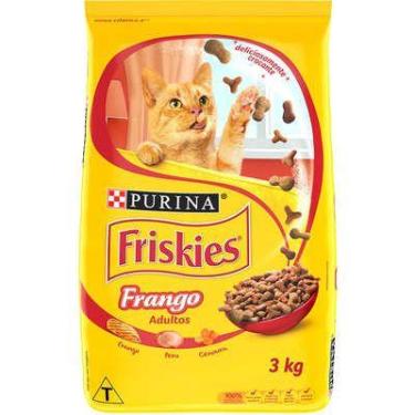 Imagem de Purina Ração Friskies Delícias da Fazenda para Gatos Adultos Sabor Fra