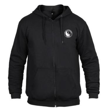 Imagem de Blusa De Frio Moletom Com Ziper Tonw Country Yin Yang Masculino Novida