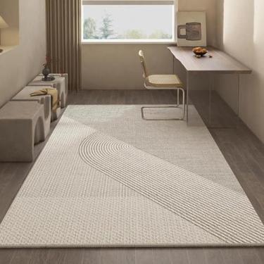 Imagem de Tapete moderno e simples para cadeira de estudo, tapete de chão para sala de estar, cadeira giratória, decoração de casa (120 x 200 cm/WSJR-2)