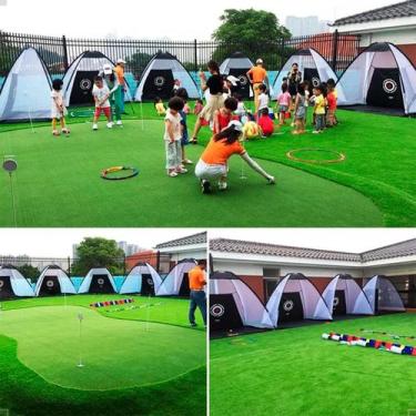 Imagem de Rede De Golfe Treinamento Dobrável Portátil Resistente Indoor Outdoor 