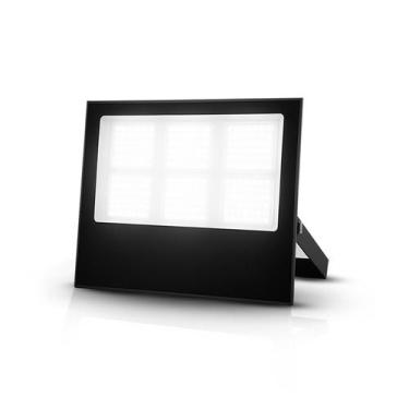 Imagem de Refletor Led 300w 6500k Branco Frio 110v/220v Ip65 a provad'água Preto